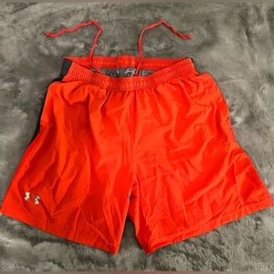 UA Heat Gear Fitted Shorts (Lg)